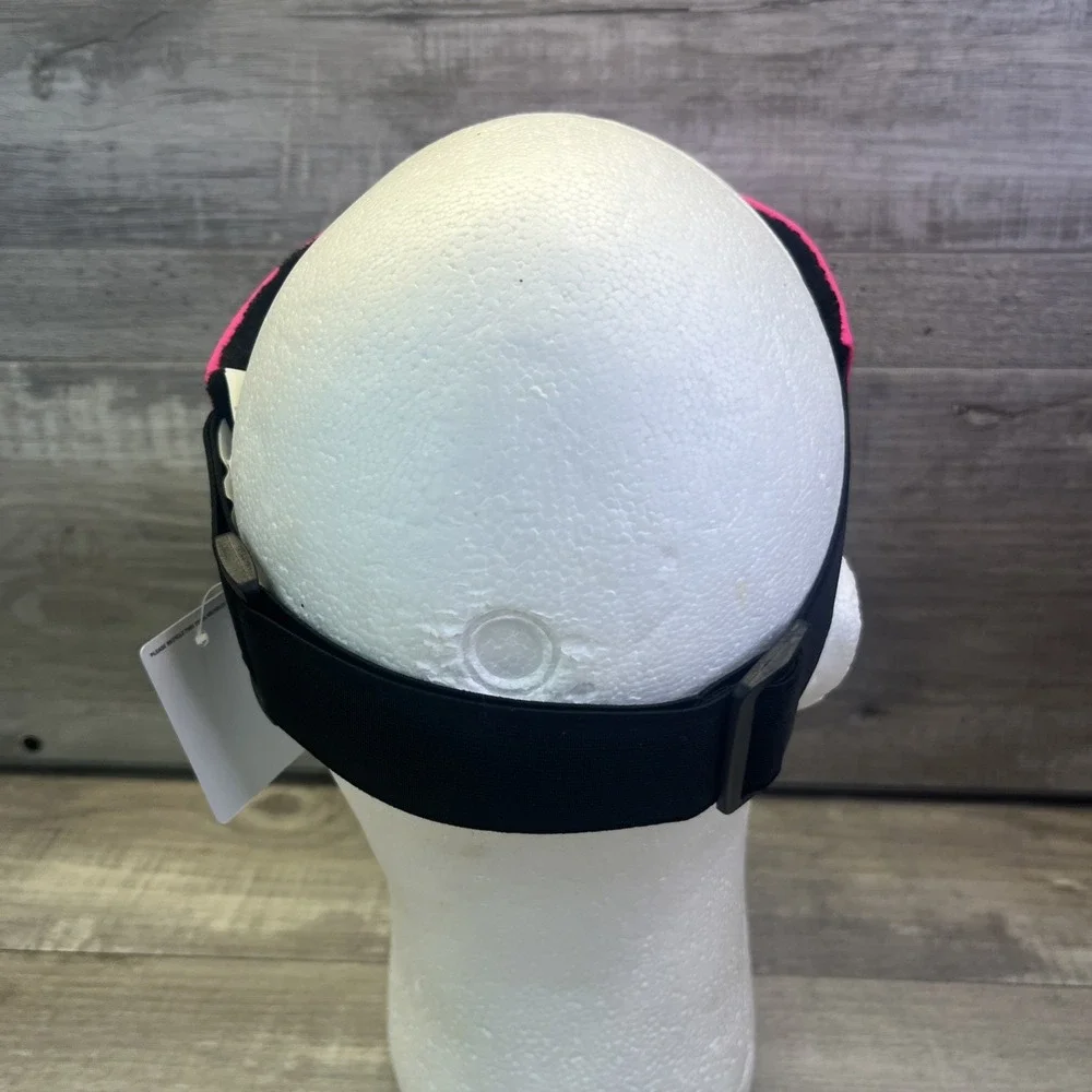 Alo Airlift Solar Visor Hot Pink With A Reflective Holographic Brim New